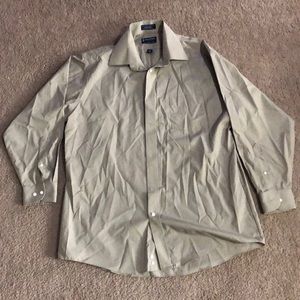 Stafford dress shirt light tan